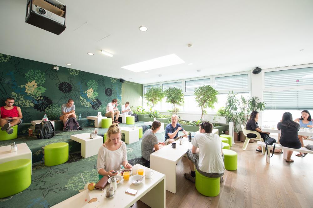 Espaço Comum Wombat’s CITY Hostels Viena