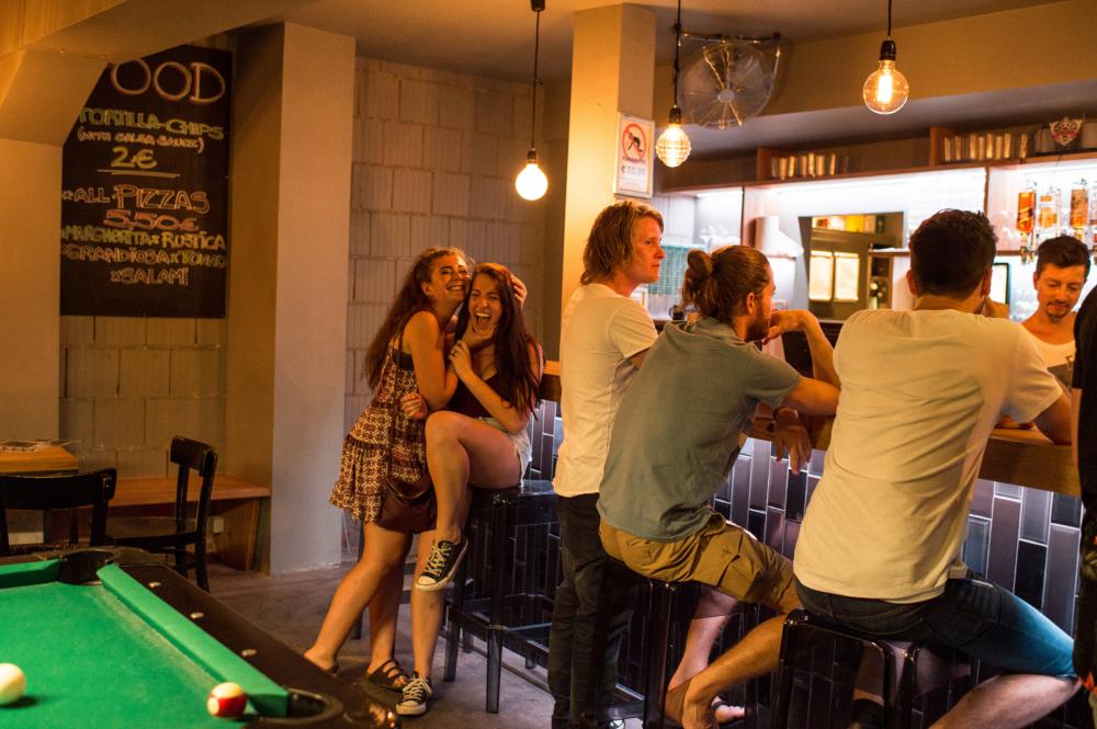 Área Social Wombat’s CITY Hostels Viena